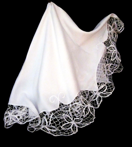 Tovaglia lino bianco - tovaglia, fatta