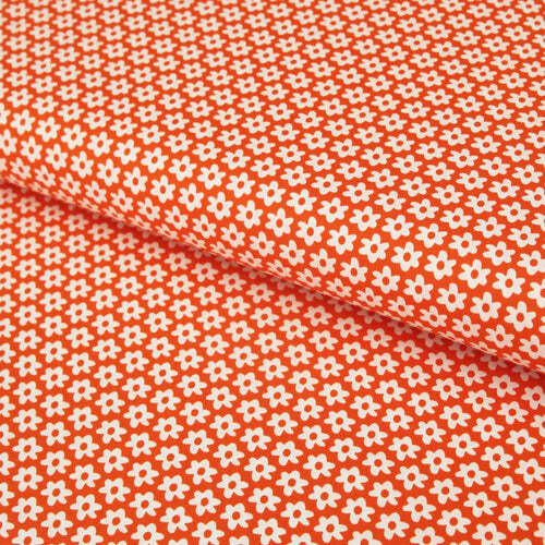 Tessuto cotone con - con, fiori