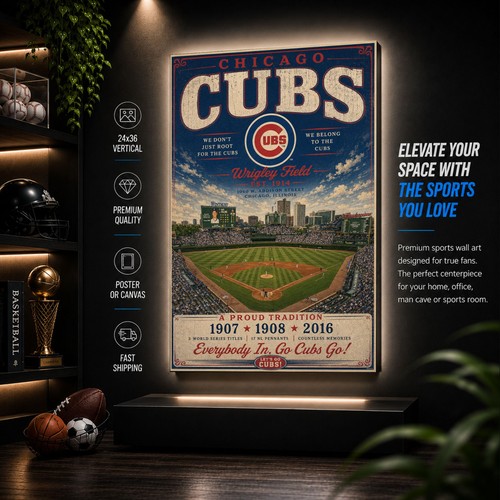 Poster tifoso stadio chicago - poster,