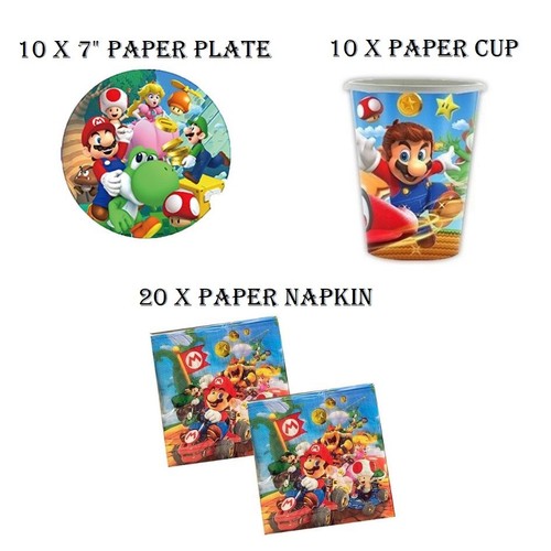 Super mario compleanno - mario, festa