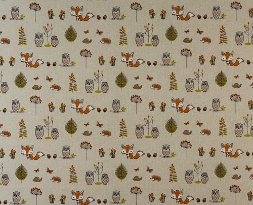 Fryetts woodland fox cotone - woodland,